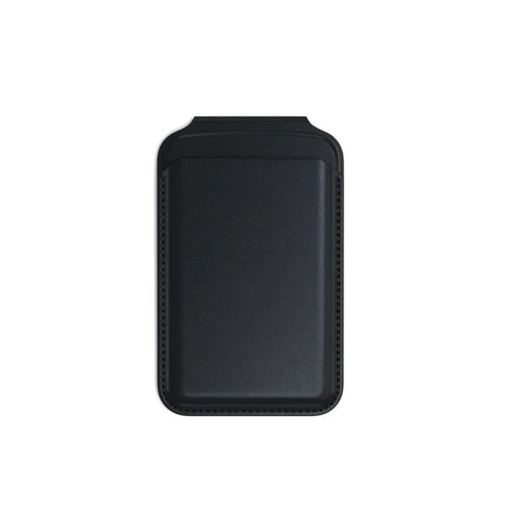 Leather wallet with stand compatible with MagSafe Satechi Vegan Leather Wallet Stand black