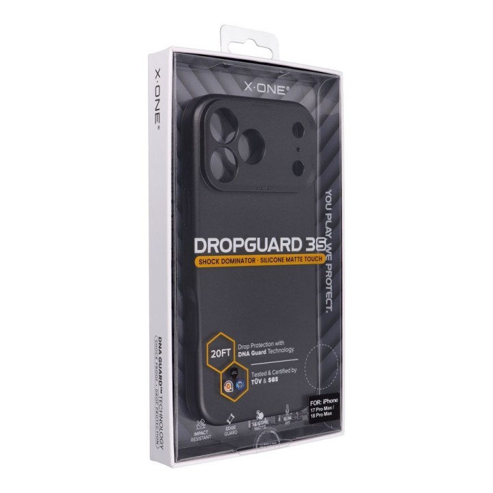 Case X-ONE Dropguard 3S Shock Dominator compatible with MagSafe for iPhone 18 Pro Max / 17 Pro Max black 0INT