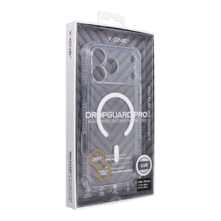 Case X-ONE Dropguard Pro compatible with Magsafe for iPhone 18 Pro Max / 17 Pro Max transparent 0INT