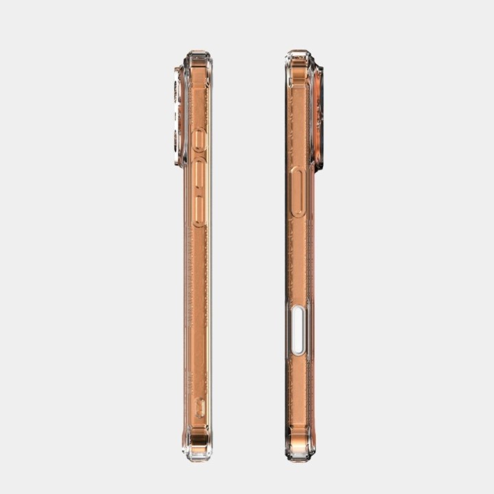 Чохол X-ONE Dropguard Pro сумісний із MagSafe для iPhone 18 Pro Max / 17 Pro Max з блискітками білий 0INT