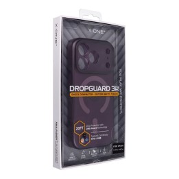Etui X-ONE Dropguard 3S Shock Dominator kompatybilny z MagSafe do iPhone 18 Pro / 17 Pro burgundowy 0INT