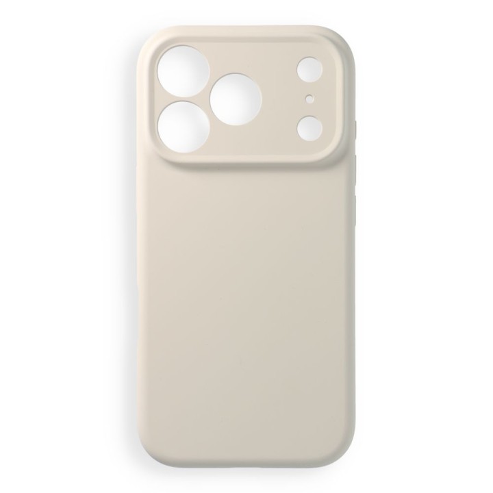 Etui na iPhone 18 Pro / 17 Pro Forcell F-Protect Rubber Premium zgodne z MagSafe antique white 0INT