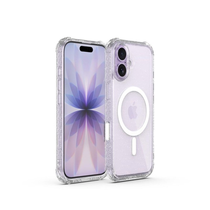 Case X-ONE Dropguard Pro compatible with Magsafe for iPhone 17 glitter white 0INT