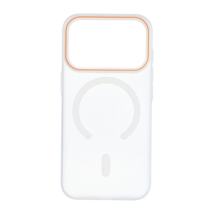Чохол для iPhone 18 Pro / 17 Pro Go Orange сумісний із MagSafe прозорий