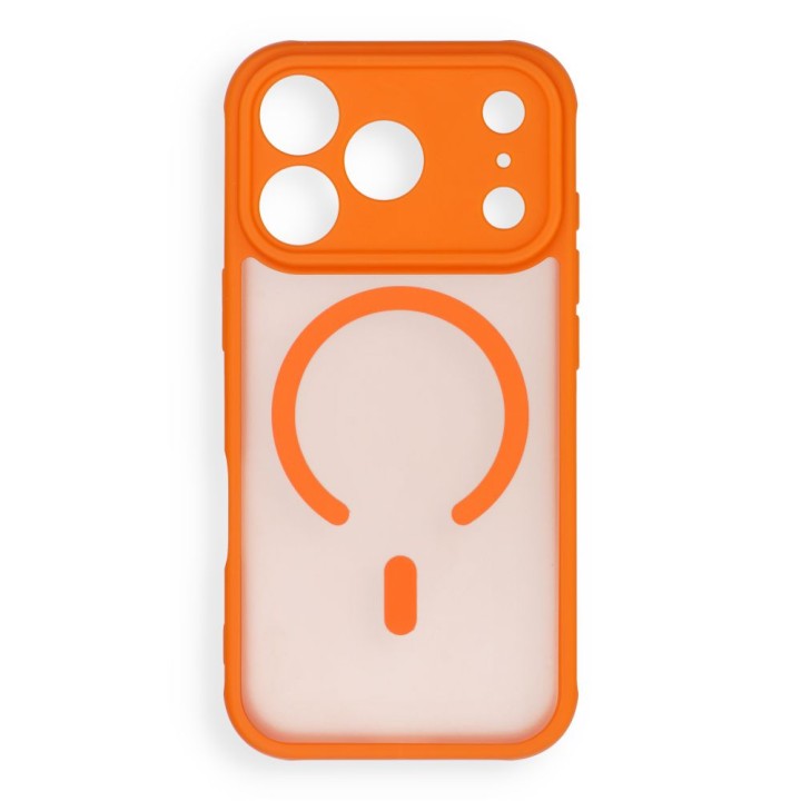 Чохол для iPhone 18 Pro / 17 Pro Full Matte Mag Cover сумісний із MagSafe помаранчевий