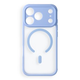 Чехол для iPhone 18 Pro / 17 Pro Full Matte Mag Cover совместимый с MagSafe голубой