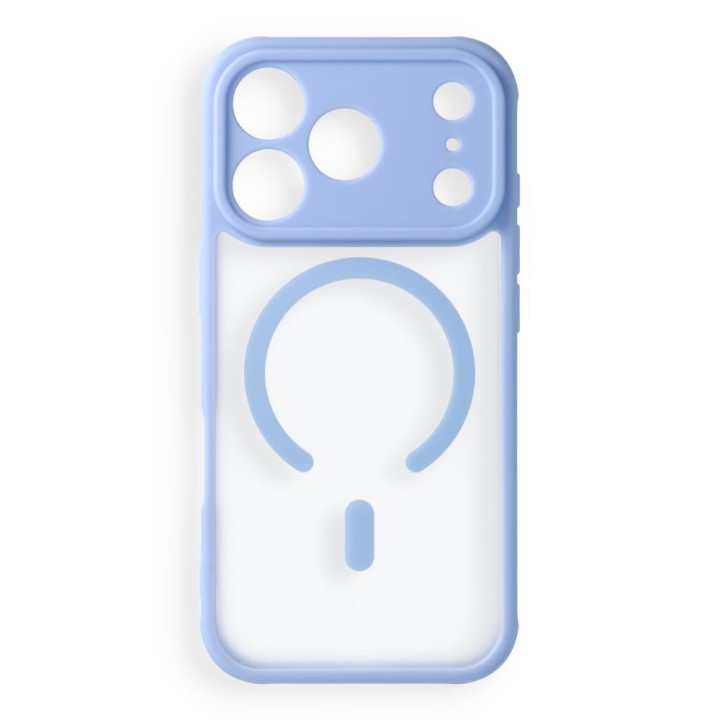 Etui na iPhone 18 Pro / 17 Pro Full Matte Mag Cover zgodne z MagSafe jasnoniebieskie