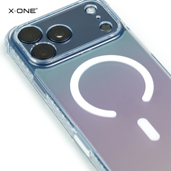 Case X-ONE Dropguard Pro compatible with Magsafe for iPhone 18 Pro / 17 Pro hologram 0INT