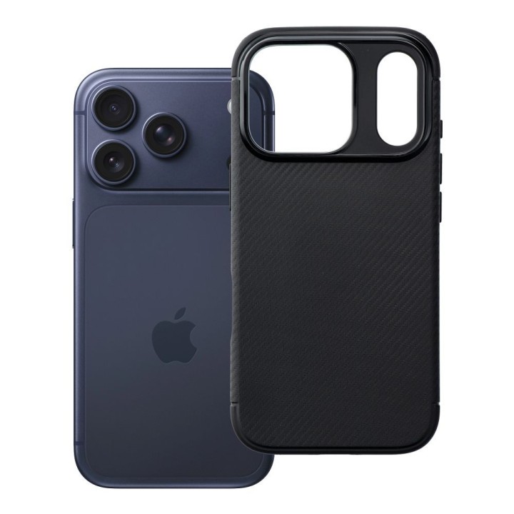 Чохол для iPhone 18 Pro / 17 Pro Carbon Premium чорний