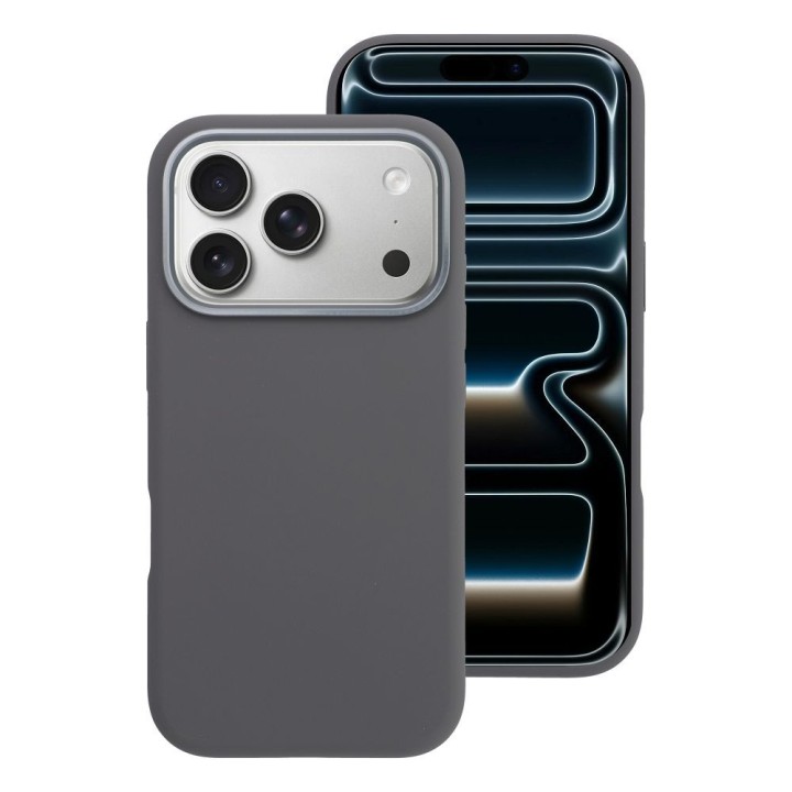 Case for iPhone 18 Pro / 17 Pro Forcell F-Protect Frame Premium compatible with MagSafe grey 0INT