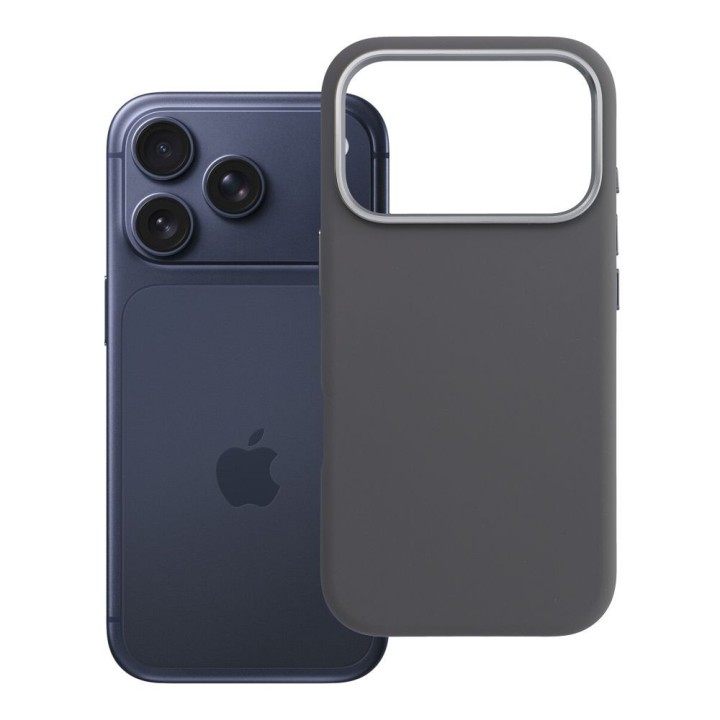 Case for iPhone 18 Pro / 17 Pro Forcell F-Protect Frame Premium compatible with MagSafe grey 0INT