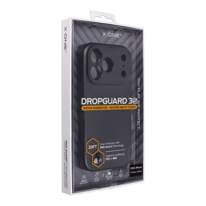 Чохол X-ONE Dropguard 3S Shock Dominator сумісний з Magsafe для iPhone 18 Pro / 17 Pro чорний 0INT