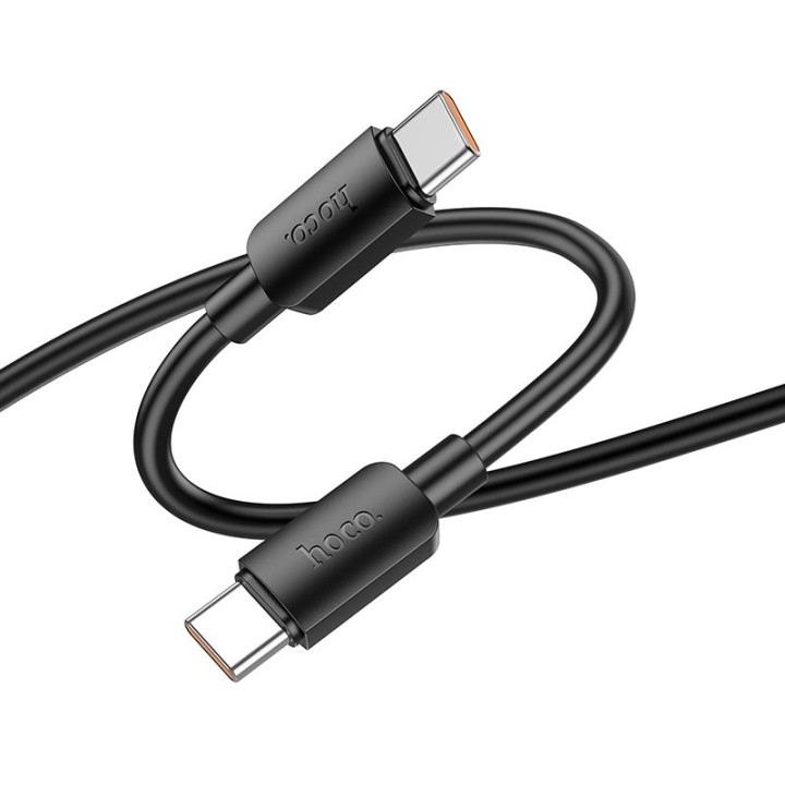 USB-C to USB-C cable Hoco PD 6A 100W 1 m X96 black