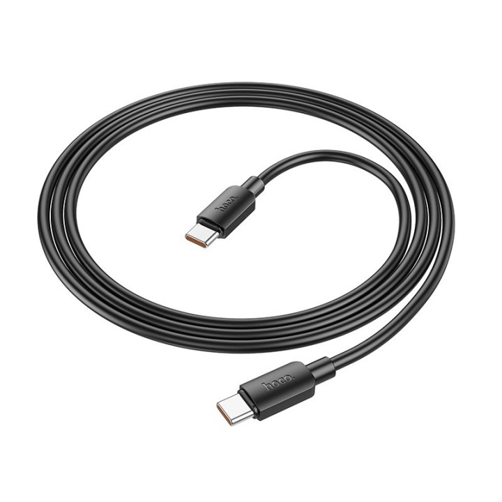 Кабель USB-C – USB-C Hoco PD 6A 100W 1 m X96 черный