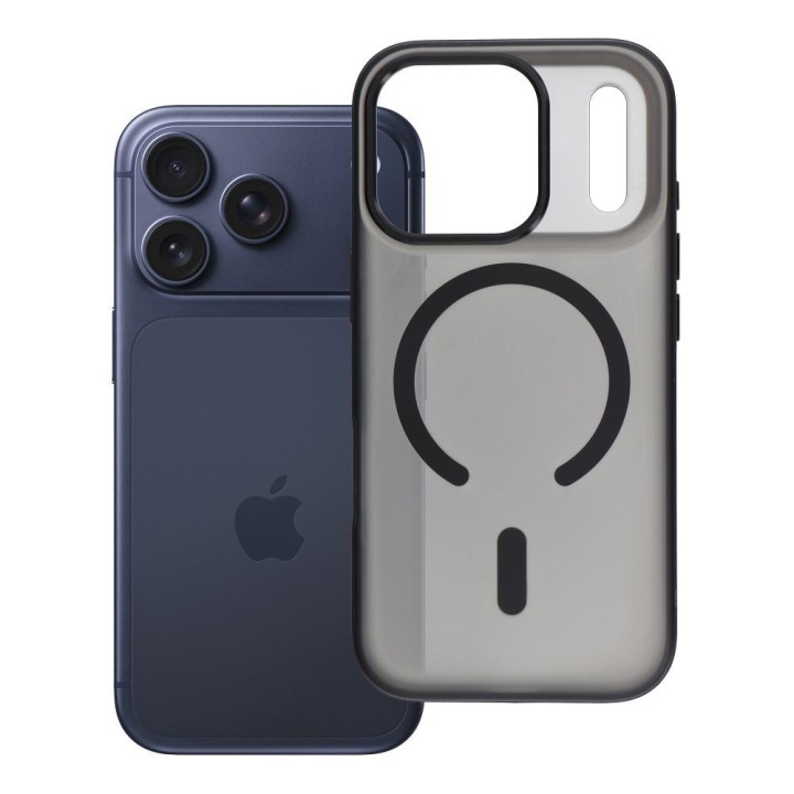 Чохол для iPhone 18 Pro / 17 Pro Flexline Mag Cover сумісний із MagSafe чорний