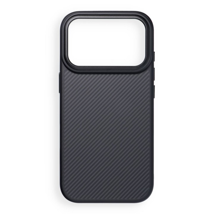 Чехол для iPhone 18 Pro / 17 Pro Carbon Elite Mag Cover совместимый с MagSafe черный