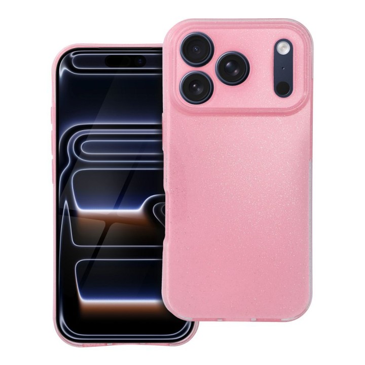 Etui na iPhone 18 Pro / 17 Pro Clear Case 2 mm Blink różowe