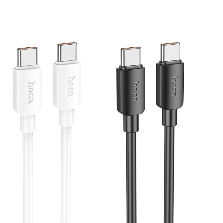 Kabel USB C do USB C Hoco PD 6A 100W 1 m X96 biały