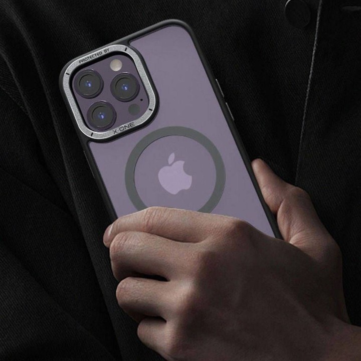 Чохол X-ONE Dropguard Magnetic Case Air (сумісний з MagSafe) - для Apple iPhone 15 Plus чорний