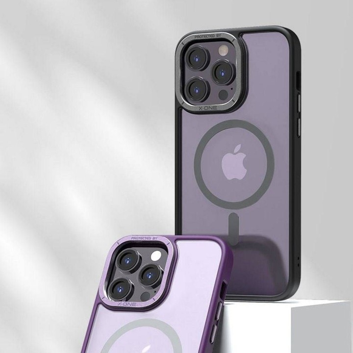 Чохол X-ONE Dropguard Magnetic Case Air (сумісний з MagSafe) - для Apple iPhone 15 Plus чорний