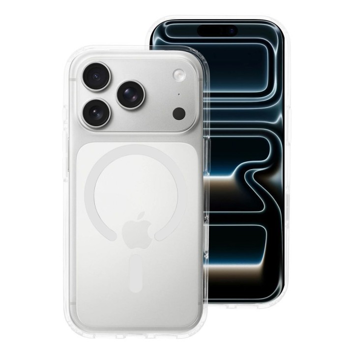 Case for iPhone 18 Pro / 17 Pro Forcell F-Protect Clear Hybrid Premium compatible with MagSafe transparent 0INT