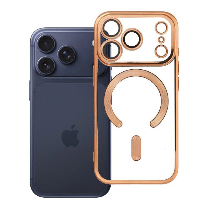 Чохол для iPhone 18 Pro / 17 Pro Electro Mag Cover сумісний із MagSafe золотий