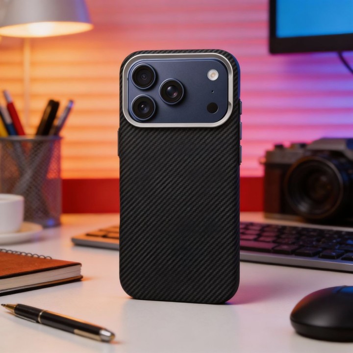 Чехол для iPhone 18 Pro / 17 Pro K-Look совместимый с MagSafe черный v2