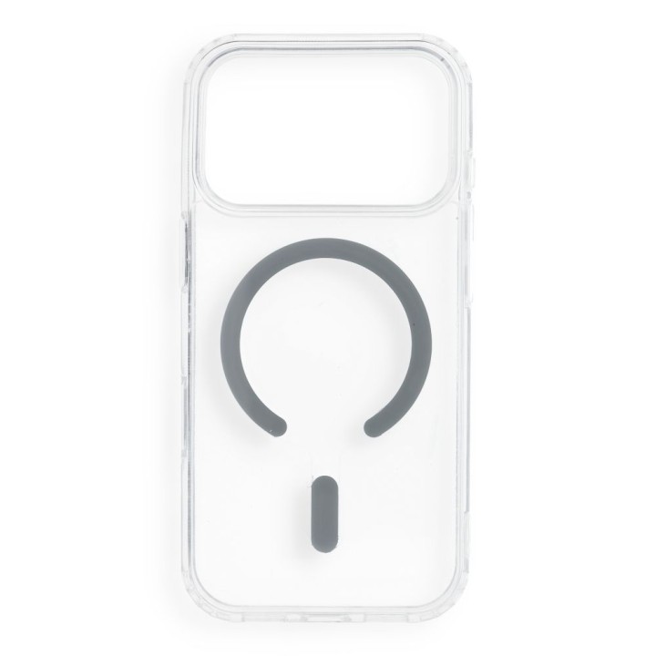 Чохол для iPhone 18 Pro / 17 Pro Drop Glue Colorful Ring Mag Cover сумісний із MagSafe сірий
