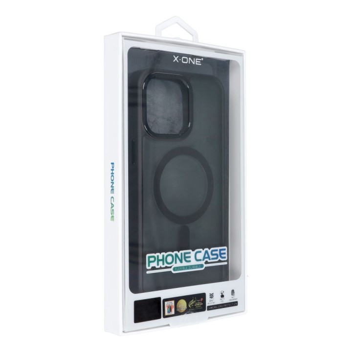 Case X-ONE Dropguard Magnetic Case Air (compatible with Magsafe) - for Apple iPhone 15 Plus black