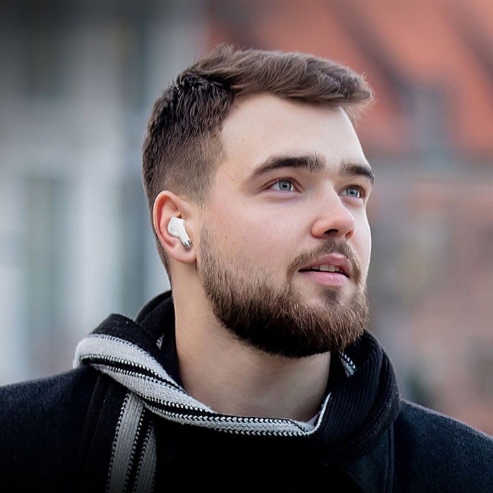 Wireless headphones in-ear Hoco TWS EQ2 white