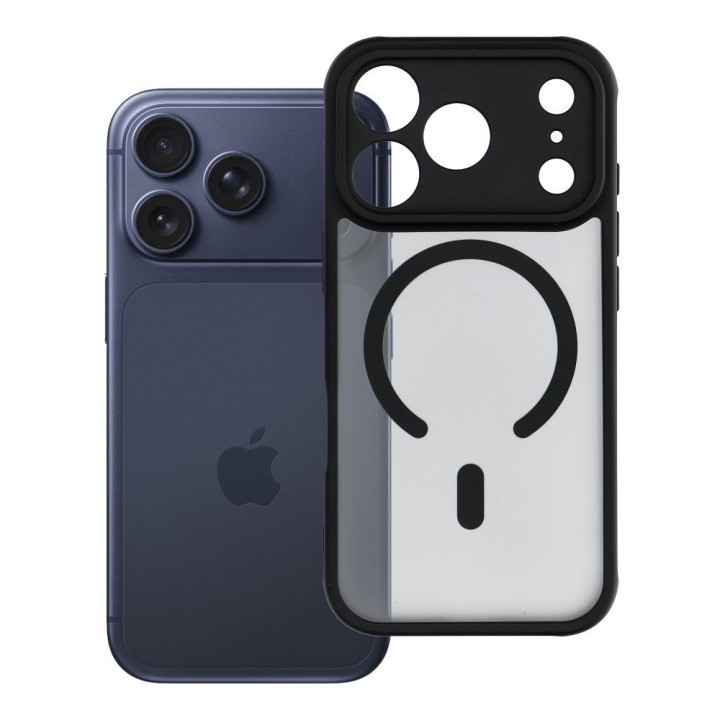 Чехол для iPhone 18 Pro / 17 Pro Full Matte Mag Cover совместимый с MagSafe черный