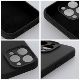 Чохол для iPhone 18 Pro / 17 Pro Silicone 2mm (big hole) сумісний з MagSafe чорний