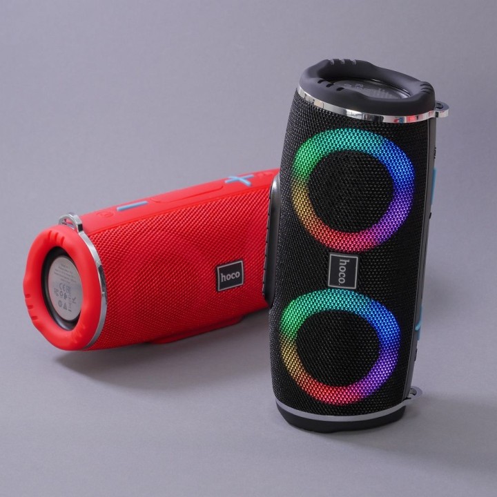 Speaker wireless LED 2 x 5W 2h Hoco HC12 black