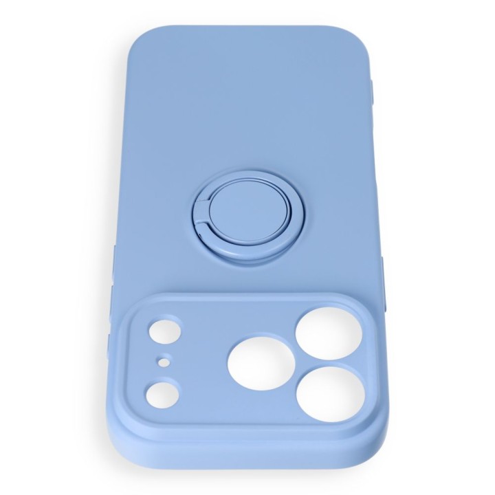 Чохол для iPhone 18 Pro / 17 Pro Silicone Ring блакитний