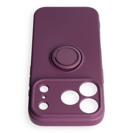 Чохол для iPhone 18 Pro / 17 Pro Silicone Ring бордовий