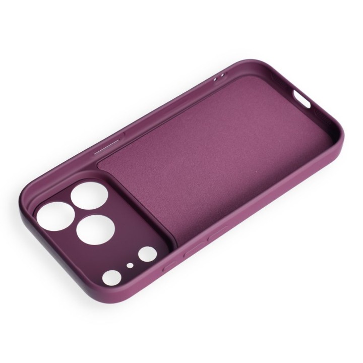 Чехол для iPhone 18 Pro / 17 Pro Silicone Ring бордовый