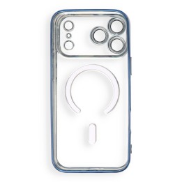 Чохол для iPhone 18 Pro / 17 Pro Electro Mag Cover сумісний із MagSafe темно-синій