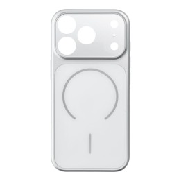 Чехол для iPhone 18 Pro / 17 Pro Make 18 совместимый с MagSafe серебристый