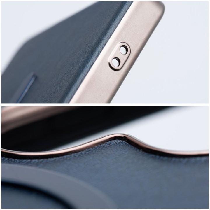 Case for iPhone 18 Pro Max / 17 Pro Max Gentleman Mag Cover compatible with MagSafe navy blue