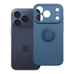Case for iPhone 18 Pro / 17 Pro Silicone Ring navy blue