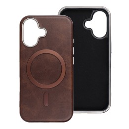 Case for iPhone 18 Pro Max / 17 Pro Max Gentleman Mag Cover MagSafe compatible brown