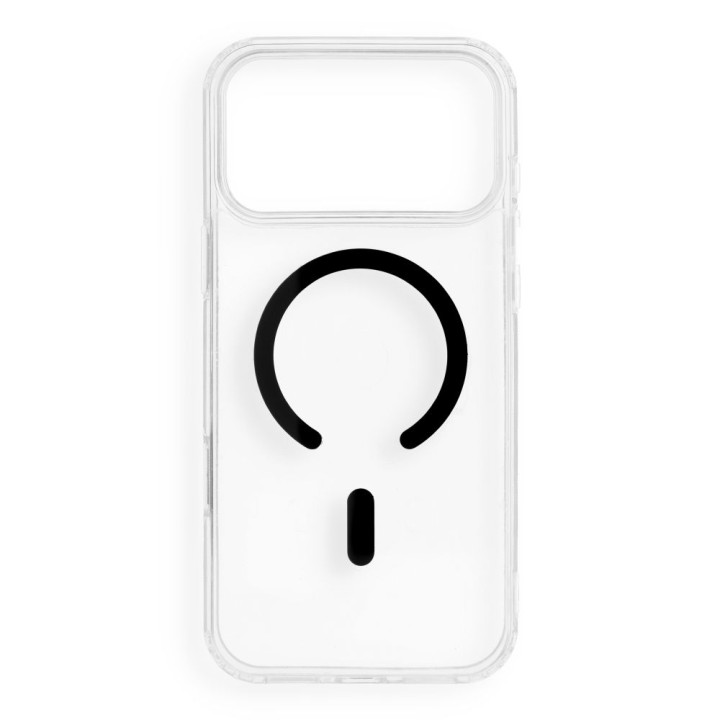Чохол для iPhone 18 Pro Max / 17 Pro Max Drop Glue Colorful Ring Mag Cover сумісний із MagSafe чорний