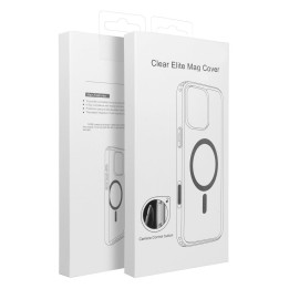 Чехол для iPhone 18 Pro Max / 17 Pro Max Clear Mag Cover Elite (Str / Нежелтеющий / Camera Control Button) совместимый с MagSafe