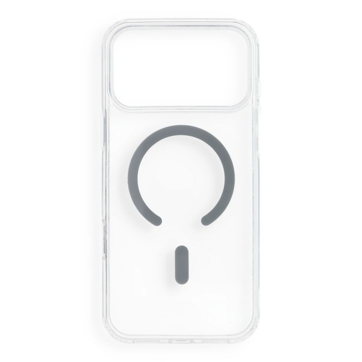 Чехол для iPhone 18 Pro Max / 17 Pro Max Drop Glue Colorful Ring Mag Cover совместимый с MagSafe серый
