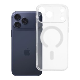 Чехол для iPhone 18 Pro Max / 17 Pro Max Clear Case 2 mm Mag Cover совместимый с MagSafe (camera protection) прозрачный