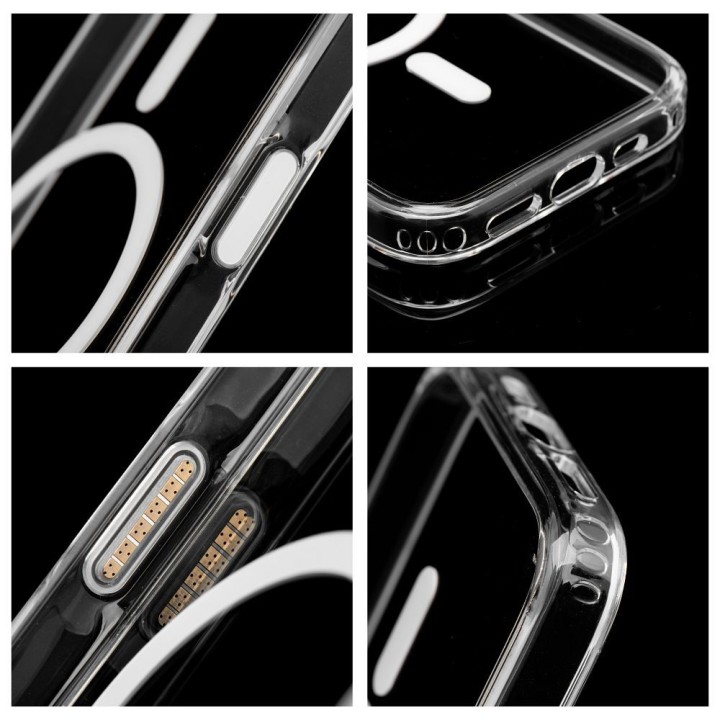 Case for iPhone 18 Pro Max / 17 Pro Max Clear Mag Cover Elite (Str / non-yellowing / Camera Control Button) compatible with MagS