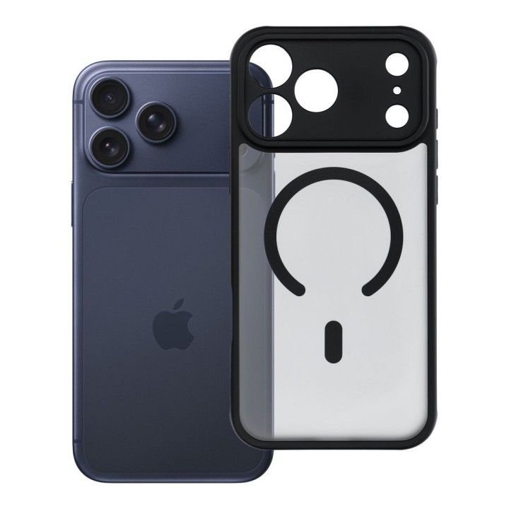 Чохол для iPhone 18 Pro Max / 17 Pro Max Full Matte Mag Cover сумісний із MagSafe чорний