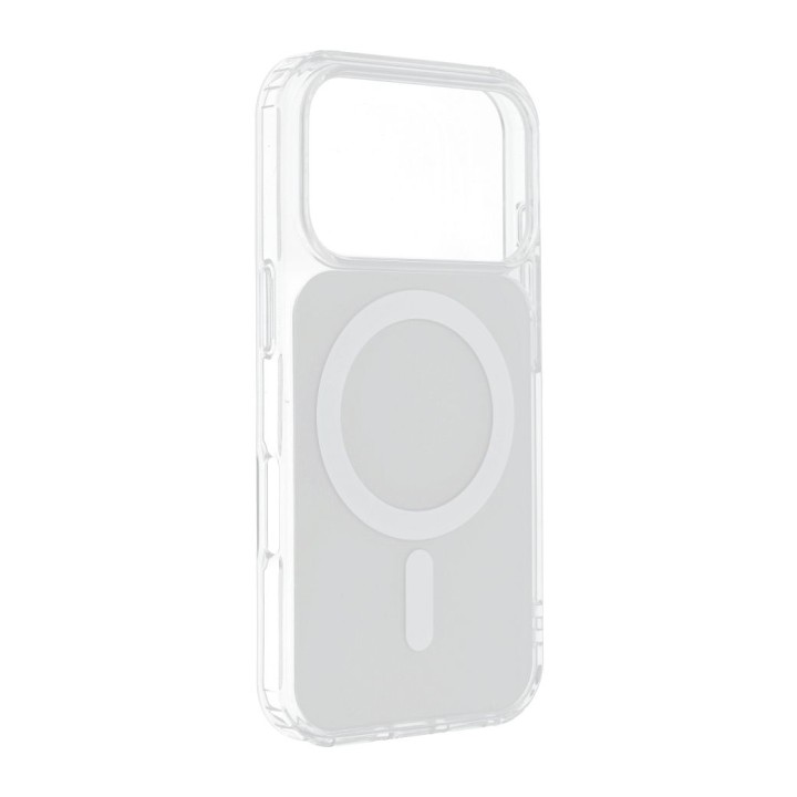 Case for iPhone 18 Pro Max / 17 Pro Max Clear Fusion Mag Cover compatible with MagSafe white