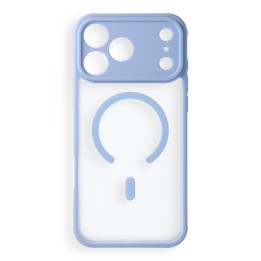 Чехол для iPhone 18 Pro Max / 17 Pro Max Full Matte Mag Cover совместимый с MagSafe голубой