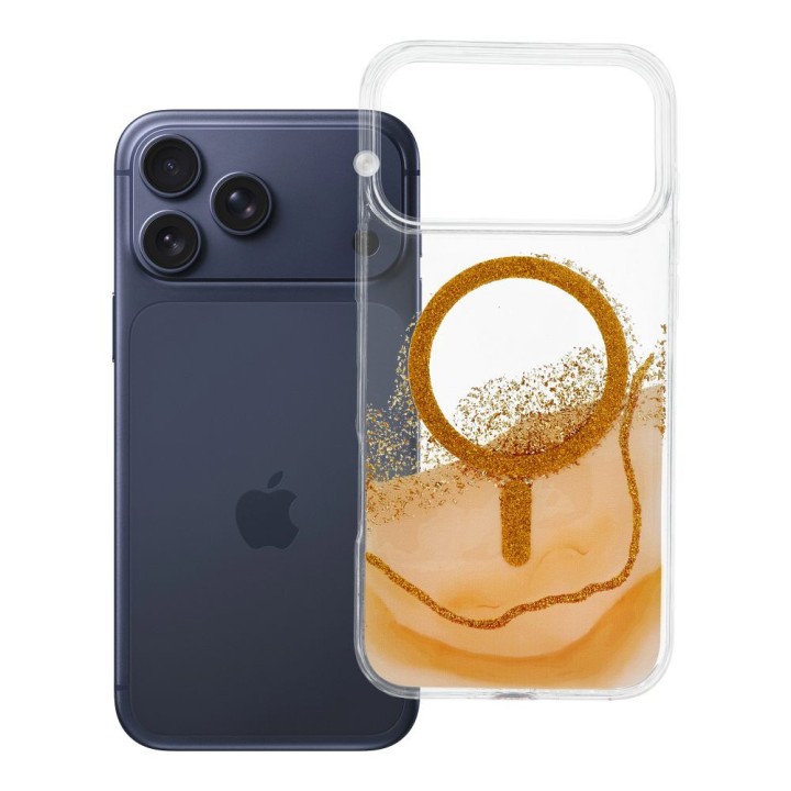 Case for iPhone 18 Pro Max / 17 Pro Max Golden MagSafe compatible gold